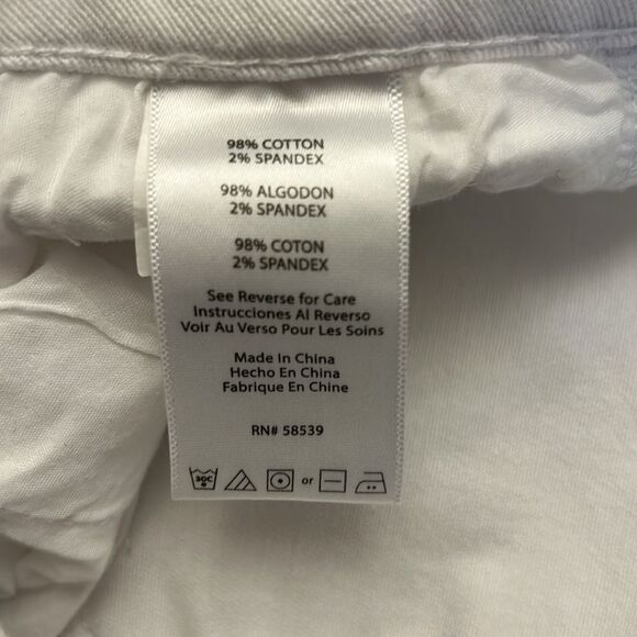 STS blue white distressed Emma Ankle skinny jeans Size 27 EUC - Picture 10 of 11